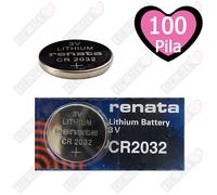 100 X Renata CR2032 Car Key Batteries For AUDI A1 A2 A3 A4 A5 A6 A7 A8 TT Q3 Q5