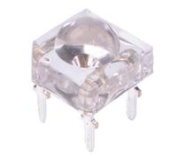 100 x Rossi 7.6mm Superflux PCB LED 1500mcd 50 °
