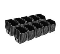 100 x scatola di stoccaggio a vista scatola di smistamento scatola di stoccag...