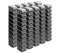 100 x scatola impilabile con coperchio scatola scatola scatola di smistamento...