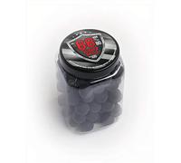 100 x SFERE DI GOMMA DENTI PALLONI DI VERNICE - Rubber Balls Paintballs in 68 cal. per pistole T4E in calibro 68 HDS & SG