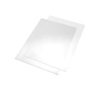 100 x sturdy polypropylene file sleeves open on the right and top