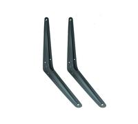 100 X Supporti Per Mensole Grigio 12 Pollici X 10 Pollici 300Mm X 250Mm | Onesto