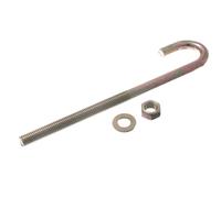 Nuovo 100 X per Tetti Gancio Bulloni +Dadi E Rondella M8 X 100mm Acciaio BZP -