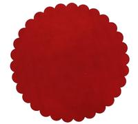 100 x VELO VELI DI FATA TULLE ORGANZA TONDO VELETTI BOMBONIERE FAI DA TE CONFETTI ROSSO Themagicfour®