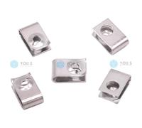 100 X YOU.S Orig. Parafango Sicurezza Klemmschelle Blechmutter Per Honda - NUOVO