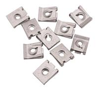 100 X YOU.S Originale Metall Steckmuttern Stoßstange Per RENAULT - 7703046049