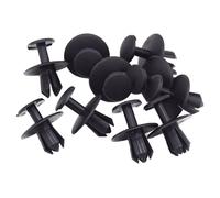 100 X You.S Originale Pannello Clip Rivetto ad Espansione 8mm Nero per Ford