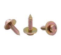 100 X YOU.S Originale Sechskant Blechschraube Con Rondella Per BMW - 07119916949