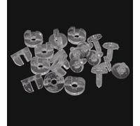 100 X You.S Originale Universale Plastica Vite a Croce Tranparent M4