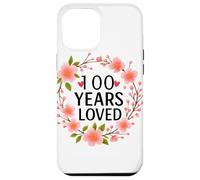 100 Years Loved Floral 100th Birthday Women 100 Years Old Custodia per iPhone 12 Pro Max