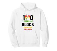 100 Years of Black Excellence 1926-2026 Celebration African Felpa con Cappuccio