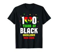 100 Years of Black Excellence 1926-2026 Celebration African Maglietta