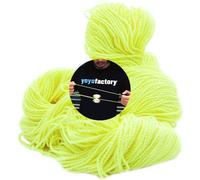 100 Yo-Yo Corda di Ricambio di YoyoFactory - Giallo (100% Poliestere, 100 Pezzi, Si Adatta a Tutti i Tipi di Yo-Yo)