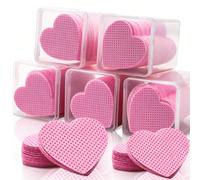 1000/500/400/200 pezzi Dischetti struccanti monouso senza lanugine a forma di cuore, dischetti per rimuovere lo smalto, salviette struccanti in tessuto non tessuto morbido senza acetone, salviette sen