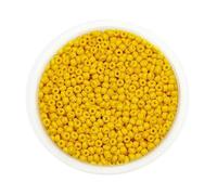 1000/500 pezzi 3/4,0 mm perline di vetro per fai da te accessori per la creazione di gioielli materiali forniture perline pony per braccialetti artigianali gioielli-giallo-3,0 mm - 1000 pezzi