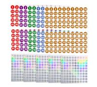 1000 Adesivi Numerici, Adesivi Impermeabili, Adesivi Per Etichette, Adesivi Rotondi, Adesivi Per Numerazione, Adesivi Per Marcatura Oggetti