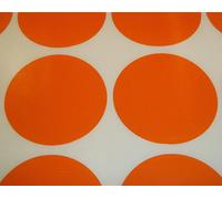 1000 Arancione 13mm (1.3cm) Codice Colore Punti Adesivi Rotondi Id Etichette