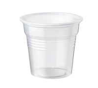 1000 Bicchieri Bicchierini per caffè in plastica trasparente - 80 cc 1E12