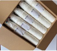 1000 bicchieri di carta bianchi per caffé bevande 250 ml 8oz full pack (20x50pz)