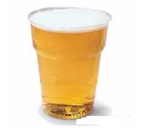 1000 Bicchieri Kristal Di Plastica 400 cc Bicchiere Birra Pub Bar Trasparente