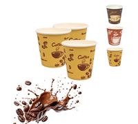 1000 Bicchierini Caffè di Carta 75ml Monouso Biodegradabili e per bevande calde