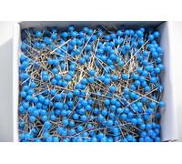 1000 Blu Spilli con Testa Plastica. Spilli 32 MM Ago Artigianale