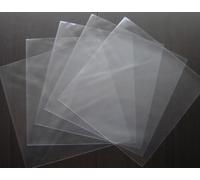 1000 BUSTE PROTETTIVE per DISCHI VINILE 45 giri in POLIPROPILENE 100my 187x187mm