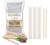 1000 Bustine di Zucchero Bianco Extra Fine - Set Accessori Caffè per Casa,Bar, Ristoranti, Alberghi 4gr (1000 Palettine per Zucchero)