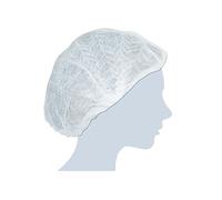 1000 Cuffie bianche Plissè 10 confezioni da 100 Cuffia Monouso TNT Copri Testa e Capelli - Ristorazione Centri Estetici Benessere SPA Medici Case di Cura Ristoranti Pulizia