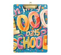 1000 Days School Blue A4 sottile portablocco foro standard per il primo anno insegnante deve avere dimensioni 9 x 12