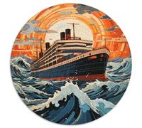 1000 Elementi Americana Ship Puzzles Giochi-rompicapo Decora La Casa Giochi Cruise Liner Puzzle Relax Giocattoli Sfida Regalo Per Uomini E Donne 1000pcs (67.5x67.5cm)