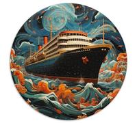 1000 Elementi Art Deco Ship Puzzles Giochi-rompicapo Decora La Casa Giochi Cruise Ship Puzzle Relax Giocattoli Sfida Regalo Per Uomini E Donne 1000pcs (67.5x67.5cm)