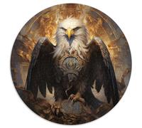 1000 Elementi Art Eagle Puzzles Sfide Divertenti Decorazione Perfetta Bird Puzzle Di Cartone Intrattenimento Creativo Per Uomini E Donne 1000pcs (67.5x67.5cm)