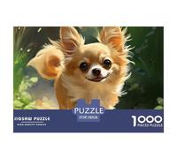 1000 Elementi Chihuahua Puzzle Giochi-rompicapo Decorazione Perfetta canes Puzzle Di Autotone Giogattotoli Sfida Regalo Per Adulti E Bambini 38x26cm/1000pcs