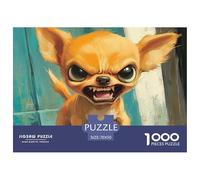 1000 Elementi Chihuahua Puzzle Sfide Divertenti Decora La Casa Giochi canes Puzzle Relax Giogattotoli Sfida Regalo Per Uomini E Donne 70x50cm/1000pcs