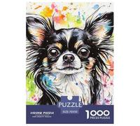 1000 Elementi Chihuahua Puzzle Sfide Divertenti Decorazione Perfetta Giochi Canes Puzzle Relax Intrattenimento Creativo Per Adulti 70x50cm/1000pcs