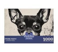1000 Elementi Chihuahua Puzzles Sfide Divertenti Decorazione Perfetta Classici canes Puzzle Giochi Edugattoivo Per Adulti E Bambini 38x26cm/1000pcs