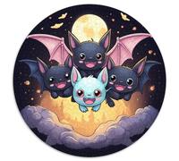 1000 Elementi Colourful Bats Puzzles Sfide Divertenti Decora La Casa Cute Animal Animal Puzzle Di Cartone Giocattoli Sfida Regalo Per Adulti E Bambini Da 12 Anni 1000pcs (67.5x67.5cm)