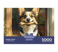 1000 Elementi Corgi Puzzle Sfide Divertenti Decora La Casa canes Puzzle Di Autotone Intrattenimento Creativo Per Adulti E Ragazzi 70x50cm/1000pcs