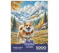 1000 Elementi Corgi Puzzles Giochi-rompicapo Decorazione Perfetta Giochi Cane Puzzle Relax Intrattenimento Creativo Per Adulti E Bambini 38x26cm/1000pcs