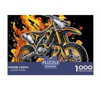 1000 Elementi Dirt Bike Puzzle Sfide Divertenti Decorazione Perfetta bicicletta di montagna Puzzle Di Autotone Giogattotoli Sfida Regalo Per Adulti E Bambini 38x26cm/1000pcs