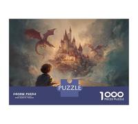 1000 Elementi Dragon Puzzles Giochi-rompicapo Decora La Casa Giochi Mythical Animals Puzzle Relax Giocattoli Sfida Regalo Per Uomini E Donne 70x50cm/1000pcs