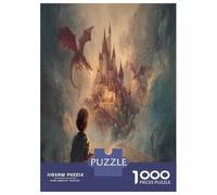 1000 Elementi Dragon Puzzles Sfide Divertenti Decora La Casa Mythical Animals Puzzle Di Cartone Giocattoli Sfida Regalo Per Adulti E Bambini Da 12 Anni 70x50cm/1000pcs