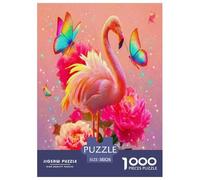 1000 Elementi Flamingo Puzzles Sfide Divertenti Decora La Casa Animals Puzzle Di Cartone Giocattoli Sfida Regalo Per Adulti E Bambini Da 12 Anni 38x26cm/1000pcs
