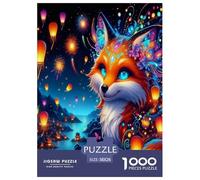 1000 Elementi Fox Puzzles Classici Giochi Decora La Casa Giochi Wildlife Puzzle Relax Intrattenimento Creativo Per Adulti E Bambini 38x26cm/1000pcs