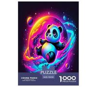 1000 Elementi Giant Panda Puzzles Sfide Divertenti Decora La Casa Cute Animals Puzzle Di Cartone Giocattoli Sfida Regalo Per Adulti E Bambini Da 12 Anni 70x50cm/1000pcs