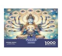 1000 Elementi Guanyin delle mille mani Puzzles Classici Giochi Decora La Casa Giochi dei Puzzle Relax IntRattetetototenimento Creativo Per Adulti E Bambini 70x50cm/1000pcs