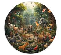 1000 Elementi Jungle Animals Puzzle Sfide Divertenti Decorazione Perfetta Giochi Wild Animal Puzzle Relax Intrattenimento Creativo Per Adulti 1000pcs (67.5x67.5cm)