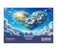 1000 Elementi Love Flowers Puzzles Classici Giochi Decorazione Perfetta Beautiful Puzzle Di Cartone Intrattenimento Creativo Per Adulti E Bambini 70x50cm/1000pcs